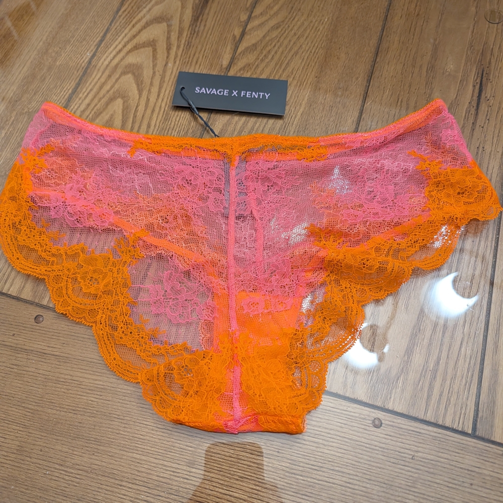 Women's Savage X Fenty Lacestruck Hipster Panties NWT - Picture 2 of 4
